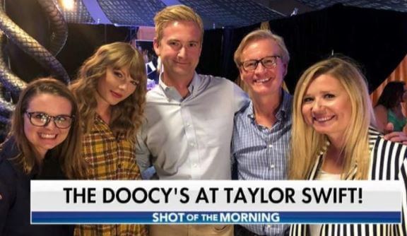 Doocy family with Taylor Swift